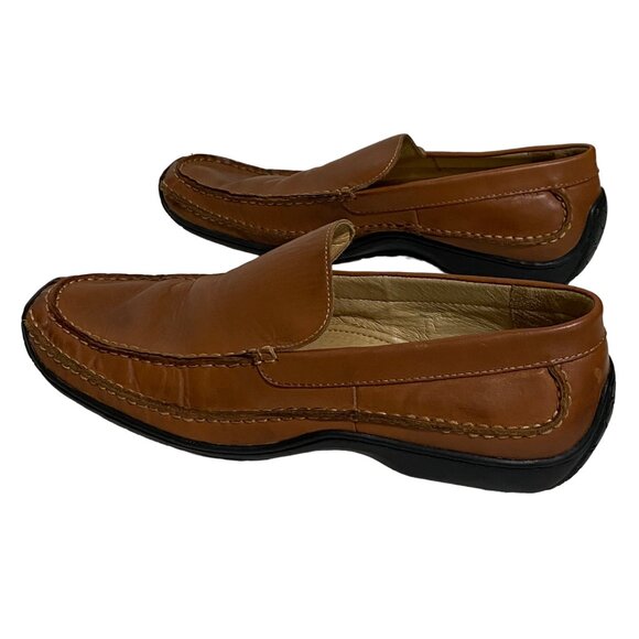 Alfani Indy Slip On Mens Loafers Size 8 Tan Brown Driving Mocs - Picture 4 of 8